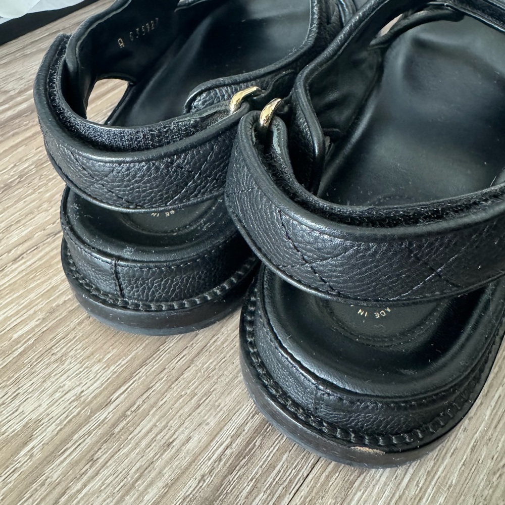21C CHANEL Dad sandal BLACK 36 - Picture 4 of 6